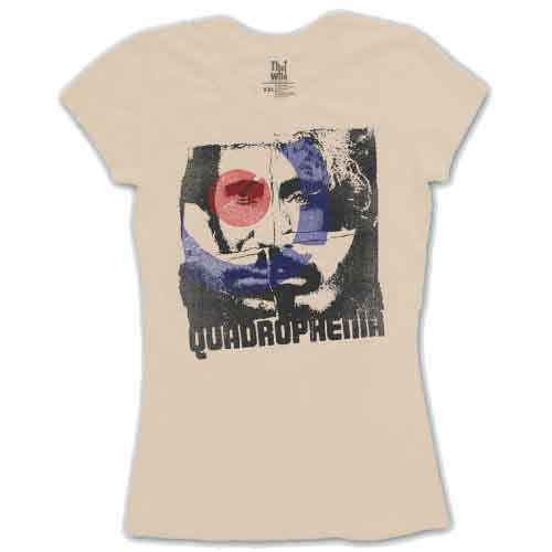 The Who Ladies T-Shirt Four Square Cream (M)