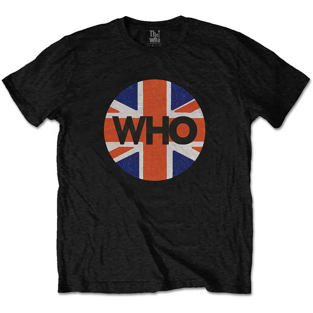 The Who Unisex T-Shirt Union Jack Circle Black (XXL)