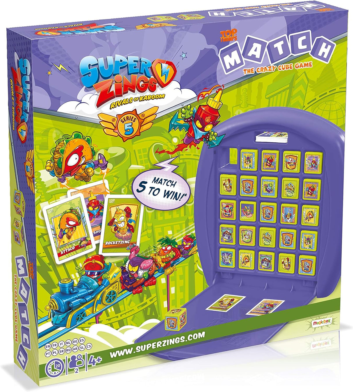 Top Trumps Match Super Zings Game