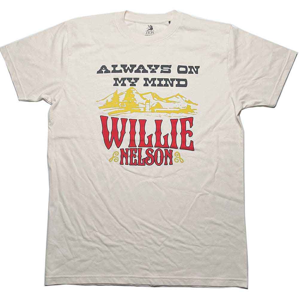 Willie Nelson Unisex T-Shirt Always On My Mind Natural (S)