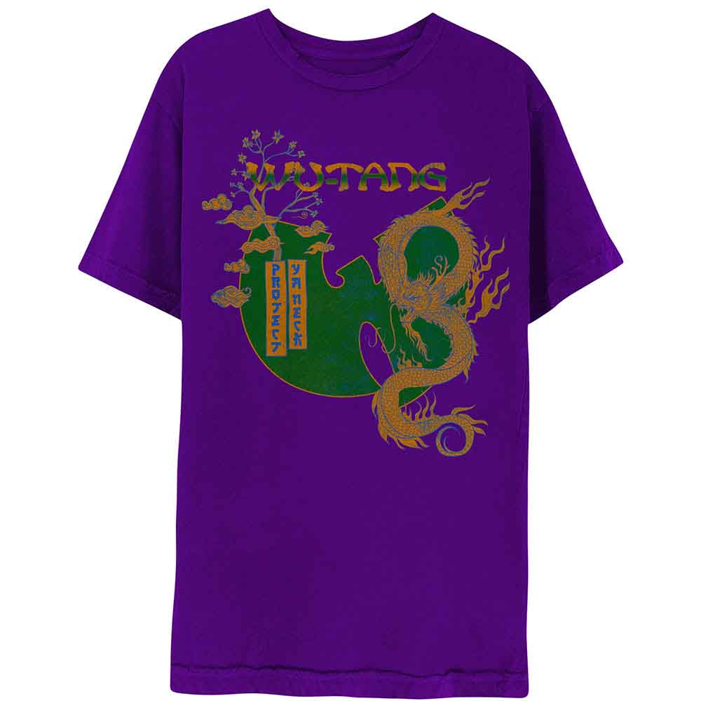 Wu-Tang Clan Unisex T-Shirt Dragon Bonsai Purple (M)
