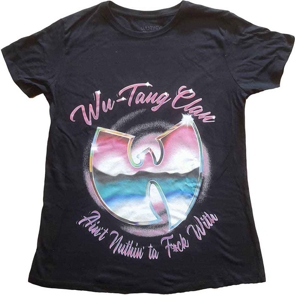 Wu-Tang Clan Ladies T-Shirt Ain't Nuthing Ta F' Wit Black (14)