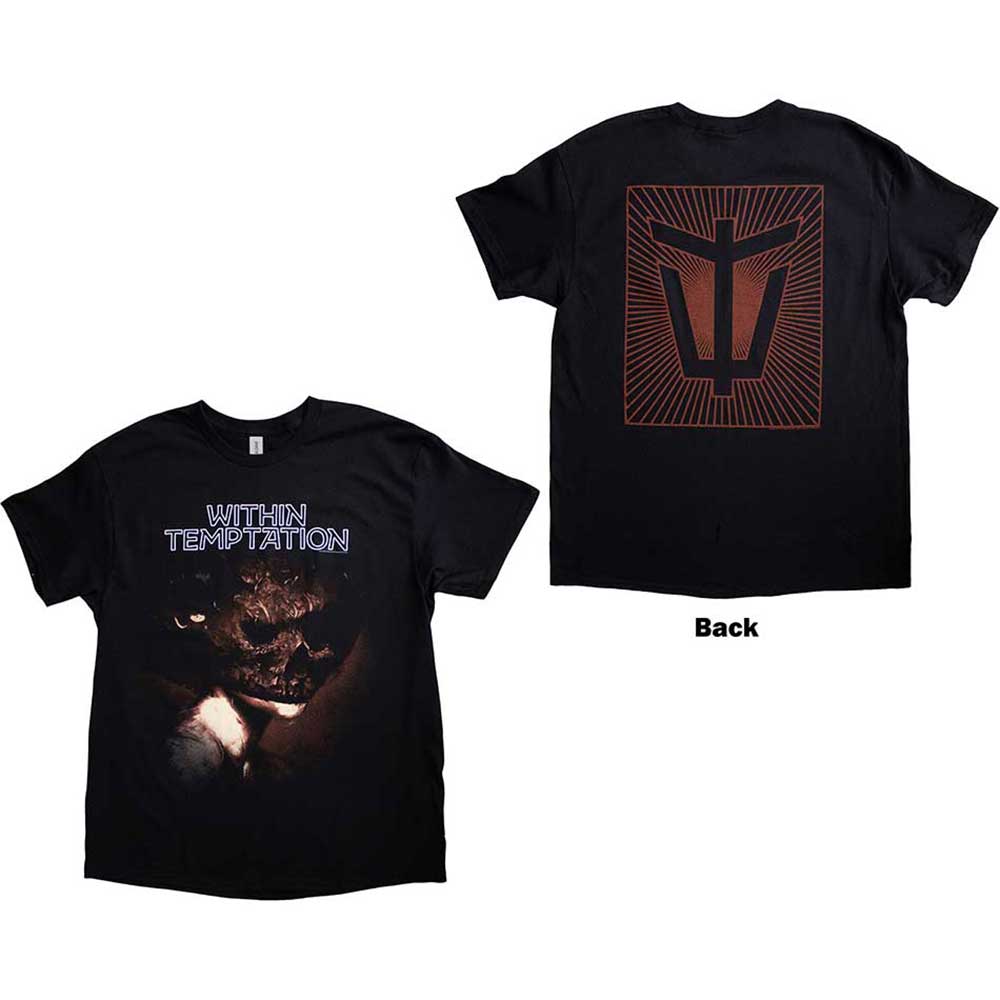 Within Temptation Unisex T-Shirt Bleed Out Single (Back Print) Black (XL)