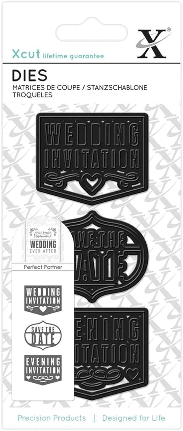Xcut Small Dies - Wedding Invite