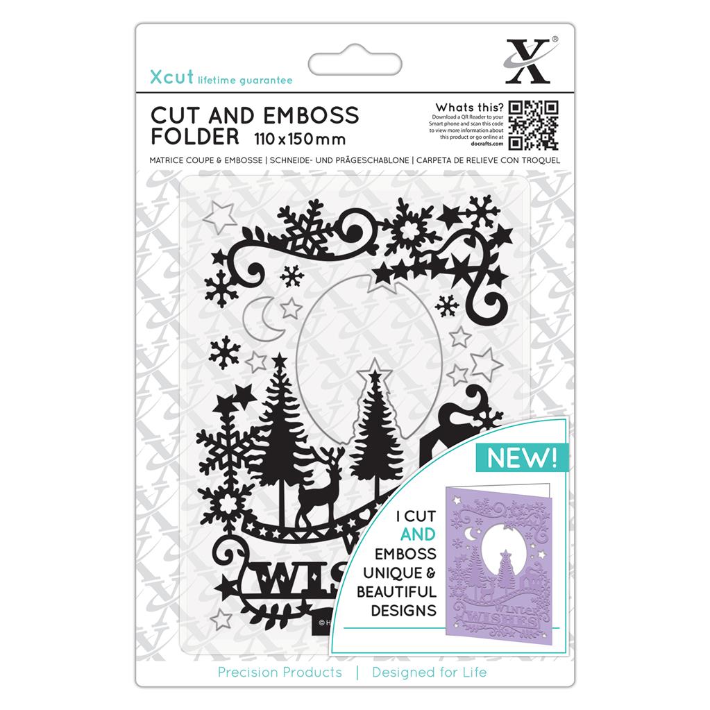 Xcut Cut & Emboss Folder - Winter Wishes