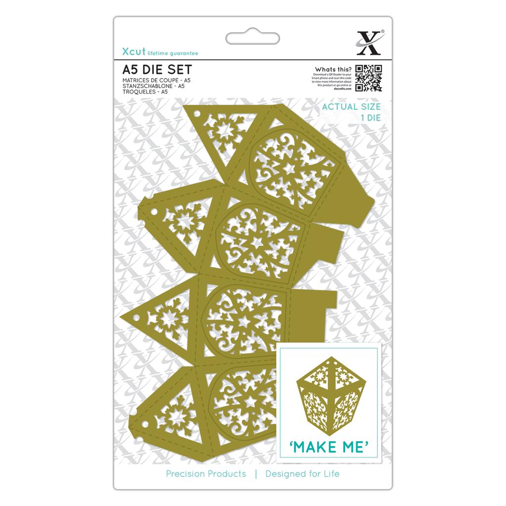 Xcut A5 Dies - Christmas Lantern