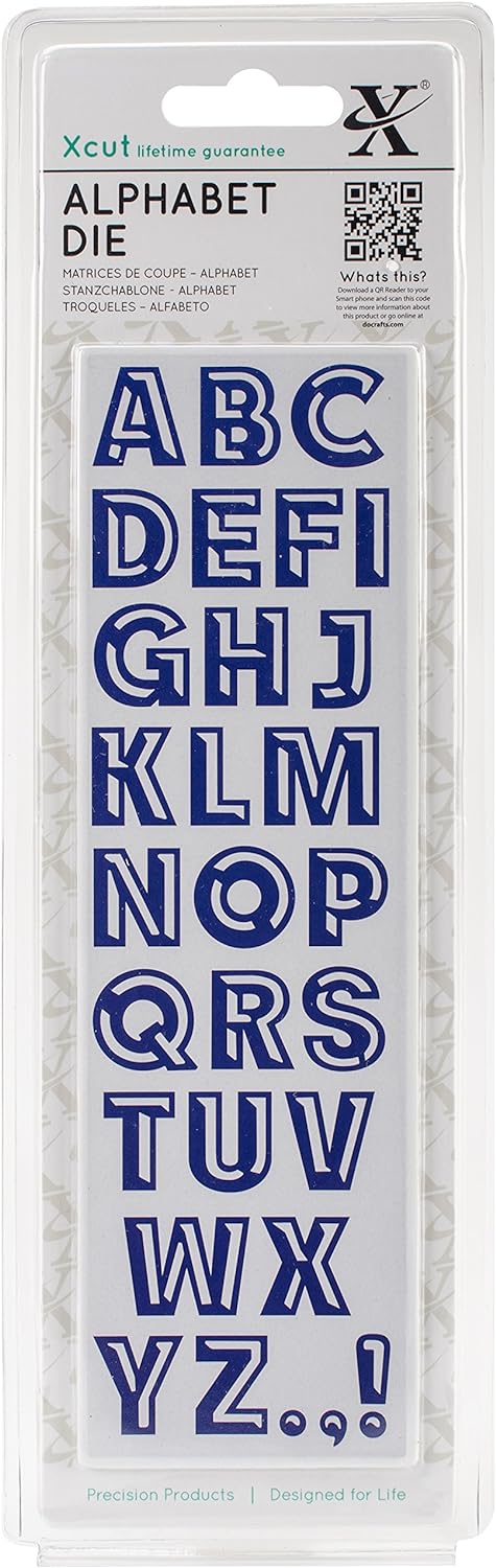 Xcut Alphabet Dies - Bevelled