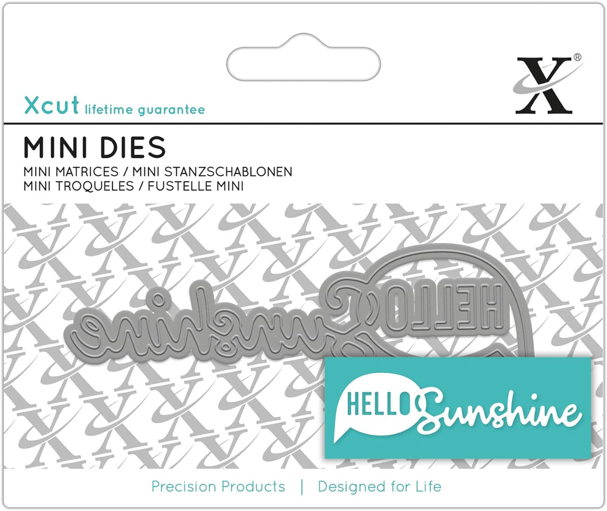 Xcut Mini Sentiment Dies- Hello Sunshine