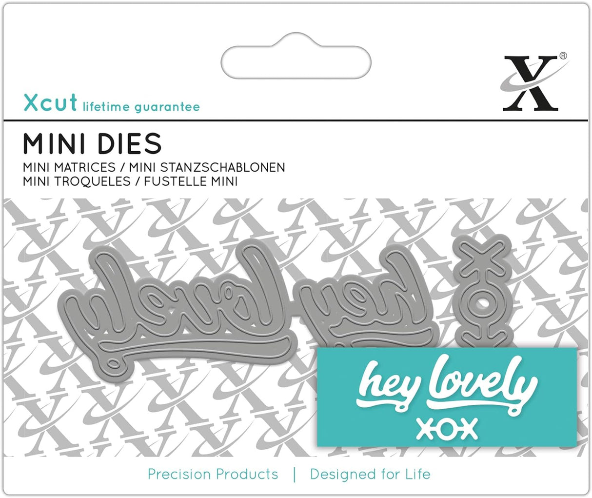 Xcut Mini Sentiment Dies - Hey Lovely