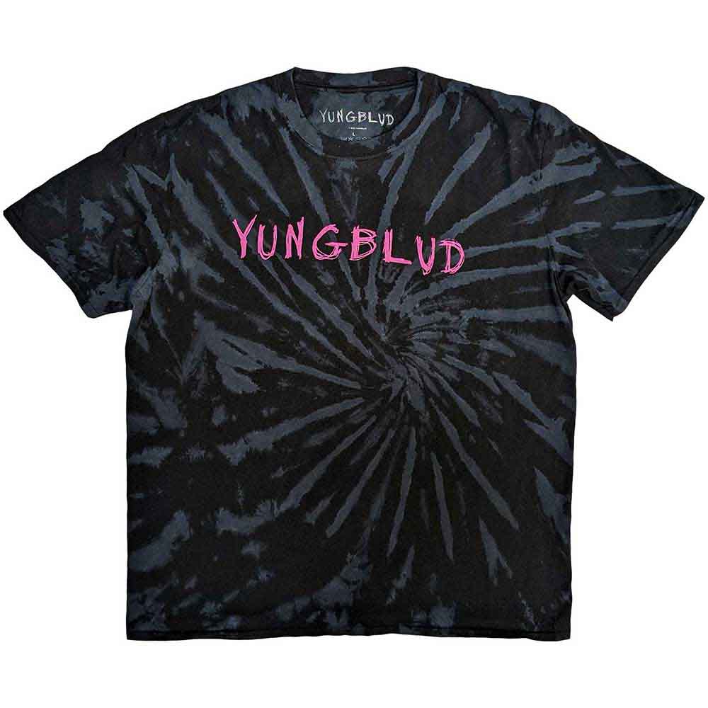 Yungblud Unisex T-Shirt Scratch Logo (Dip-Dye) Black (M)