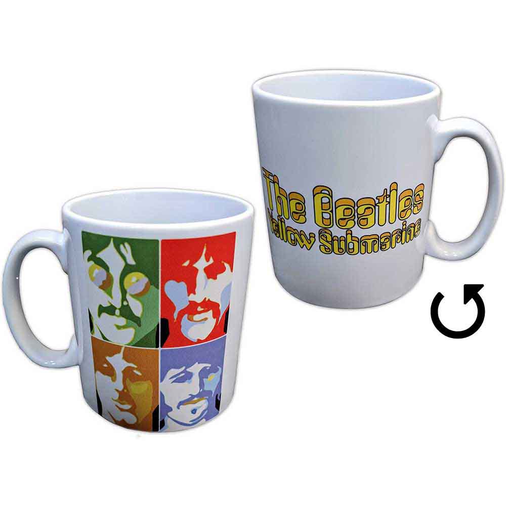 The Beatles Unboxed Mug Yellow Submarine Sea Of Science White