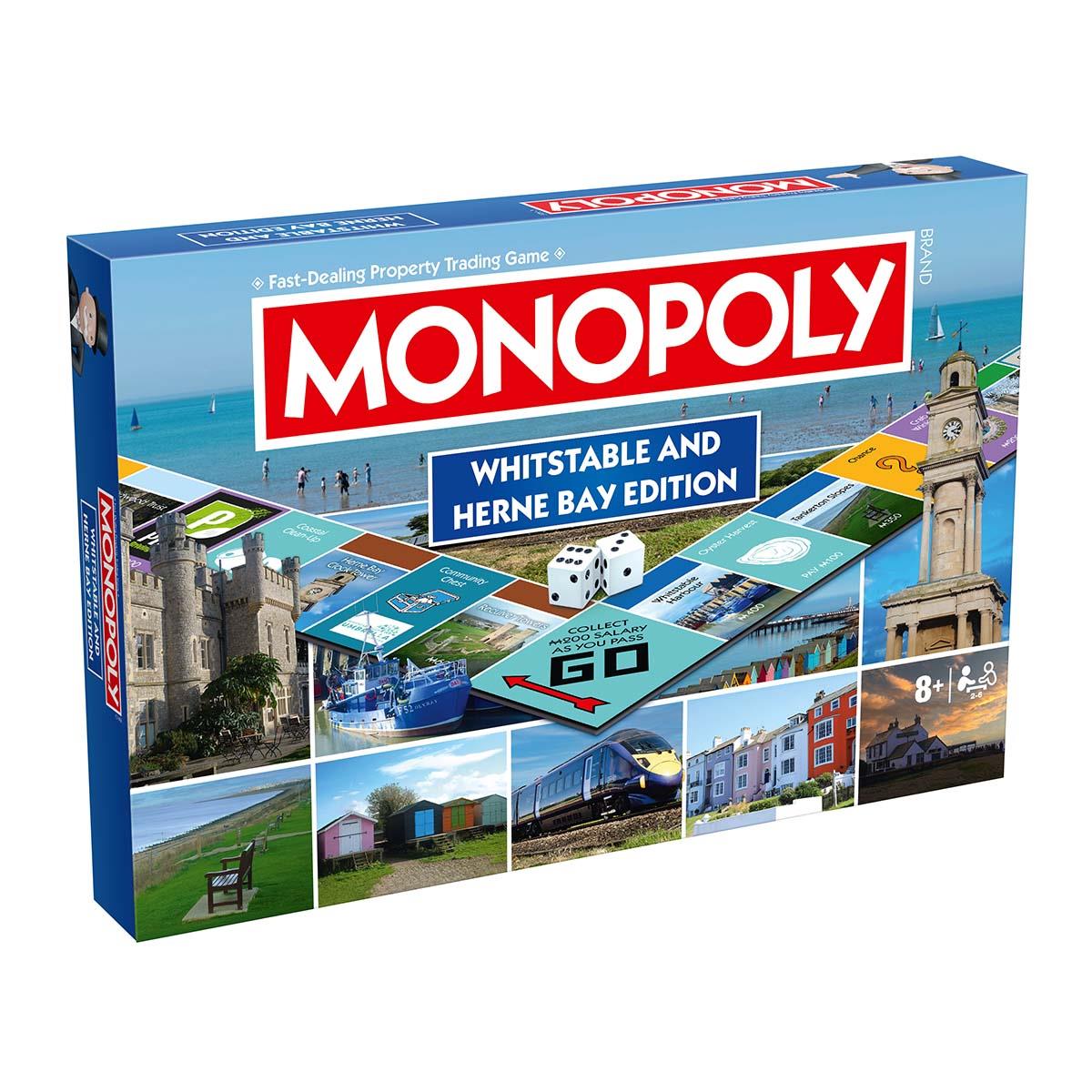 Winning Moves Monopoly Community: Whitstable & Herne Bay Board Game