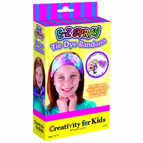Creativity for Kids Mini Kit E-Z Spray Tie Dye Bandana