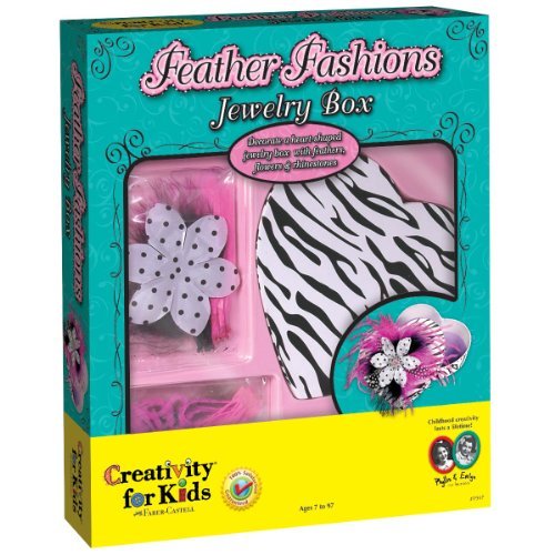 Creativity for Kids Feather Fashions Jewellery Box
