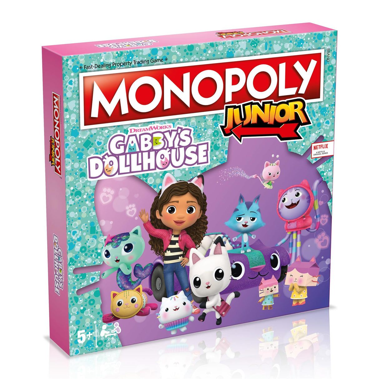 Winning Moves Monopoly Junior Gabby's Dollhouse Board Jame