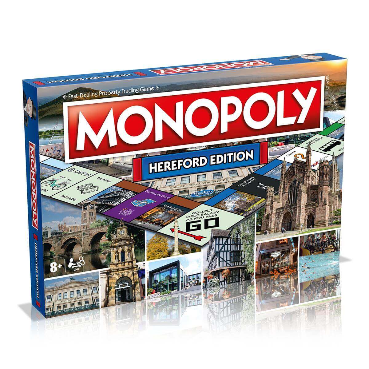 Winning Moves Monopoly Community: Hereford Board Game
