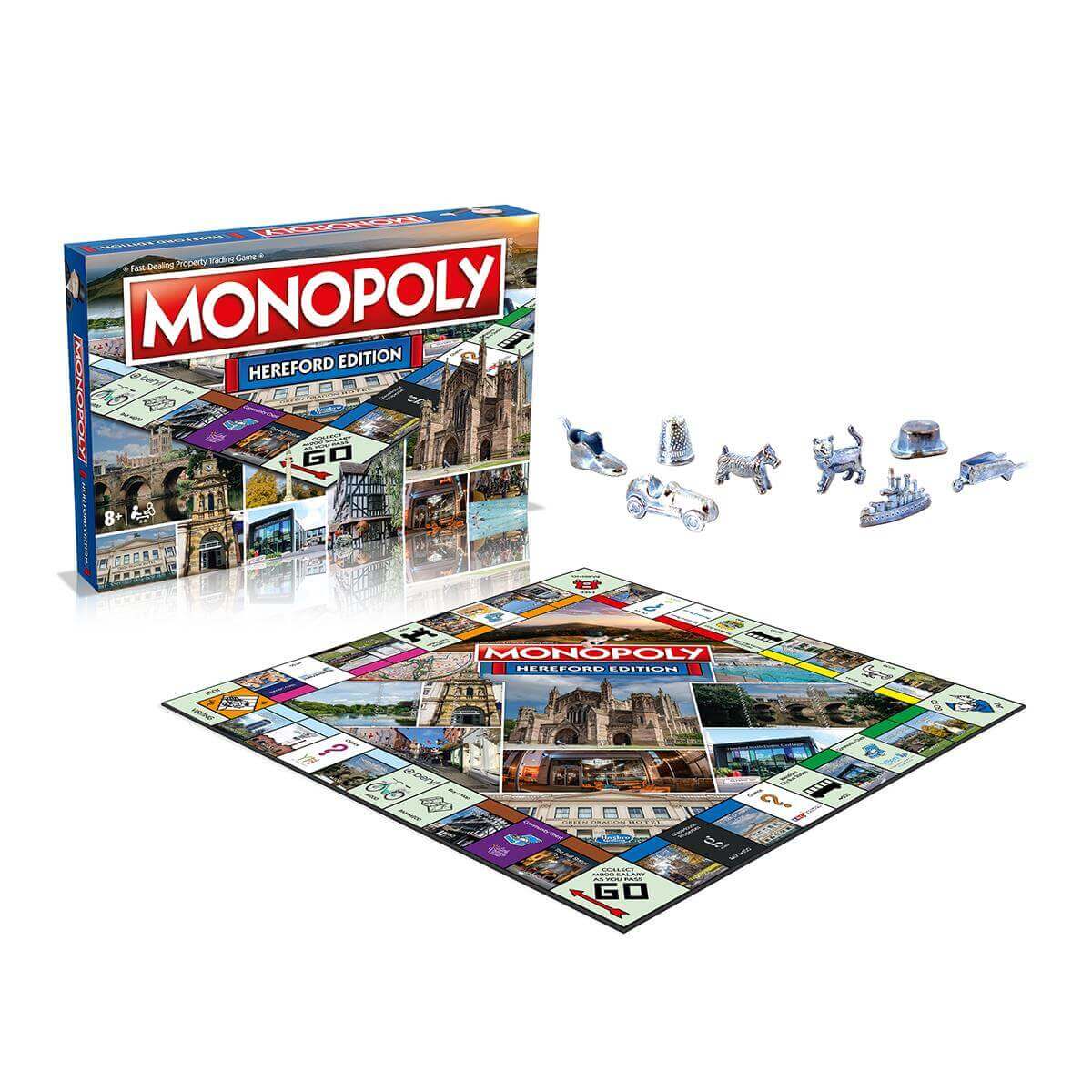 Winning Moves Monopoly Community: Hereford Board Game