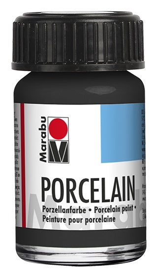 marabu porcelain paint black