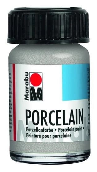 marabu porcelain effekte glitter silver