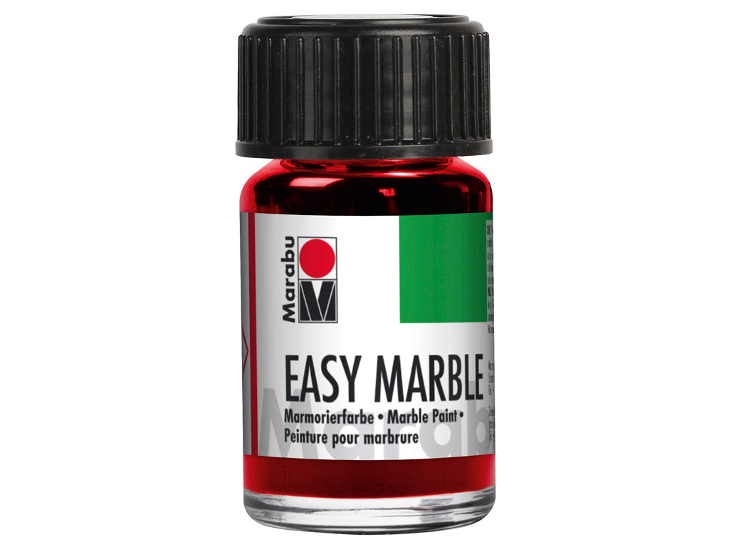 marabu easy marble paint cherry red