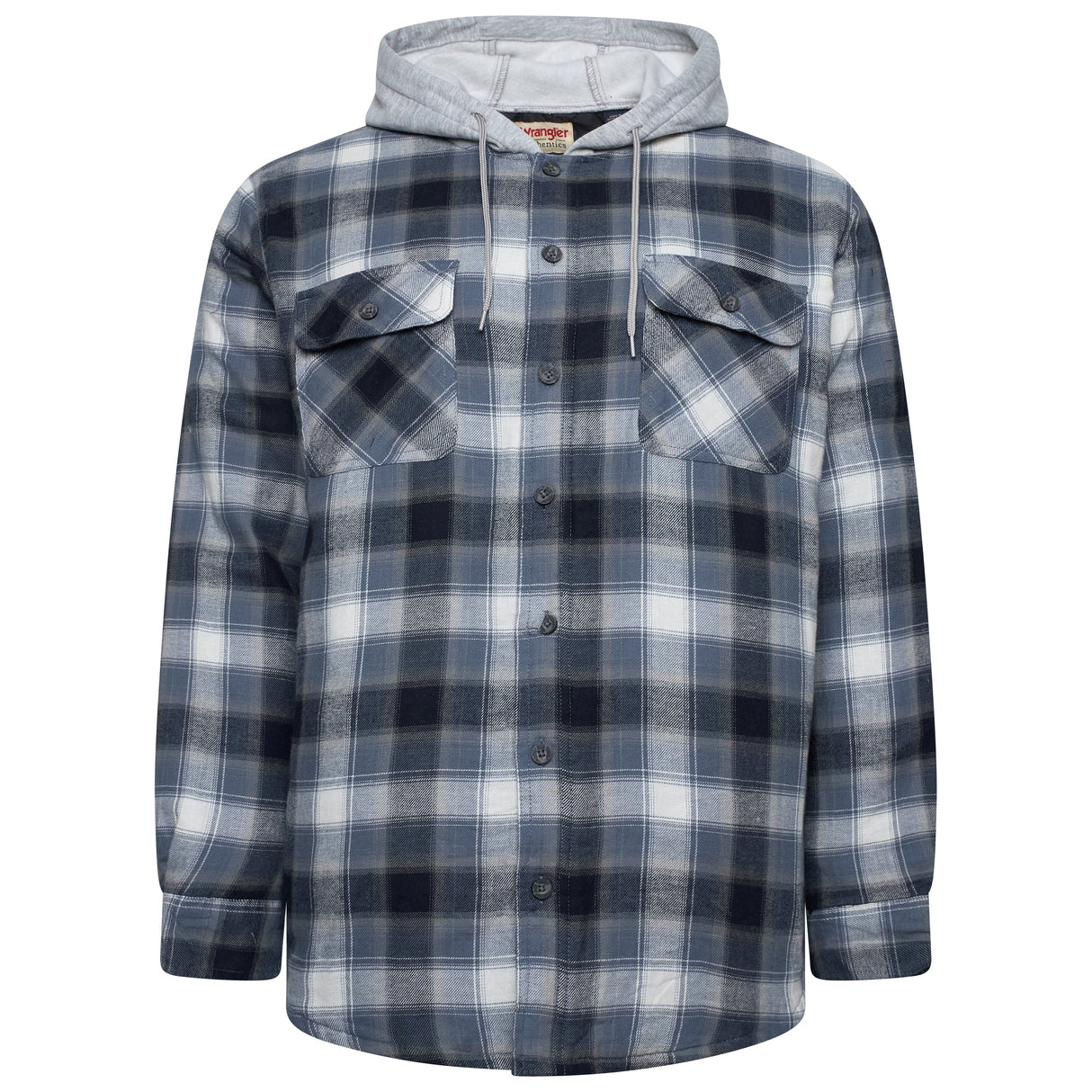 Wrangler Padded Hooded Shirt Jacket
