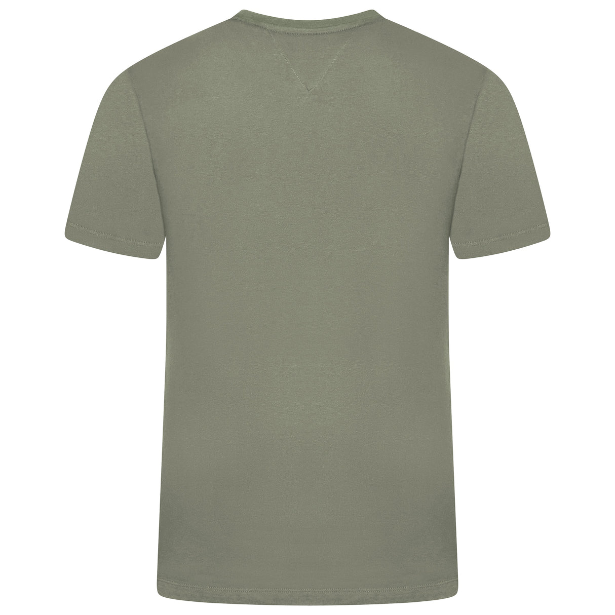 Tommy Hilfiger Flag Embroidery Fitted Crew Neck T-Shirt
