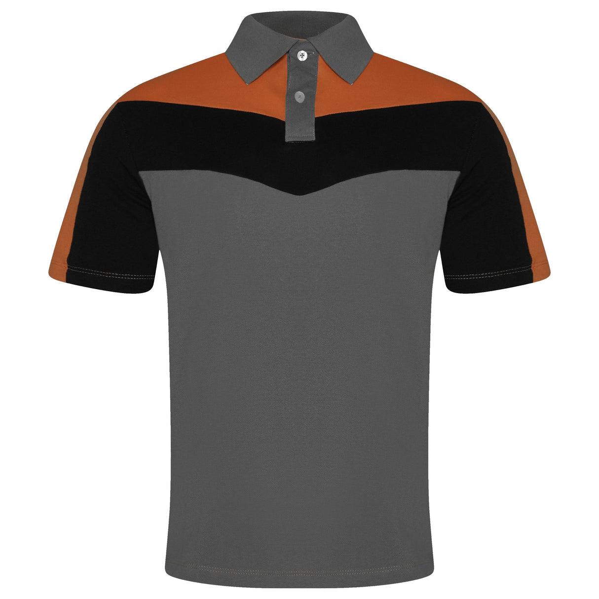 Evryone Contrast Stripe Polo Shirt