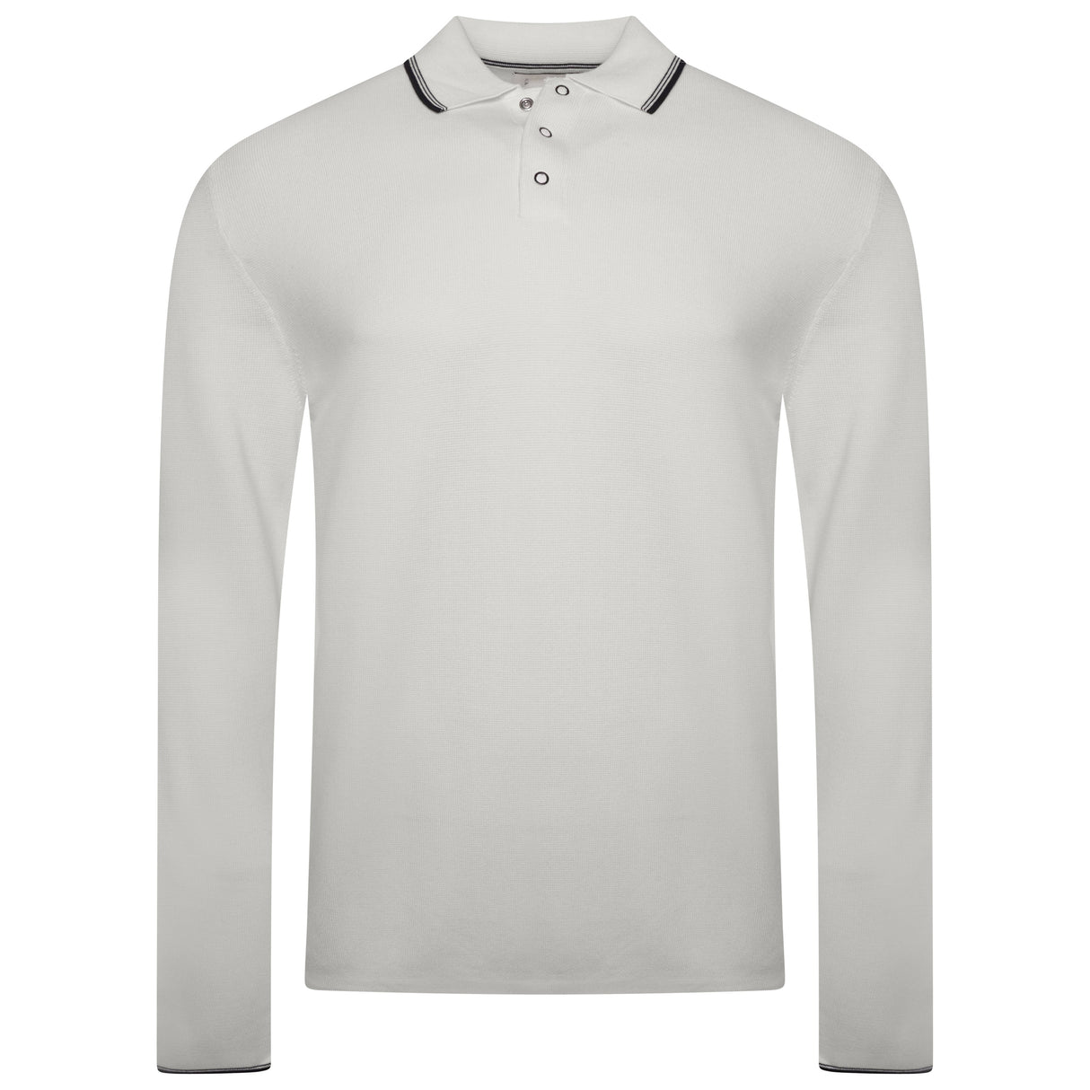 M&S Long Sleeve Cotton Modal Polo Shirt