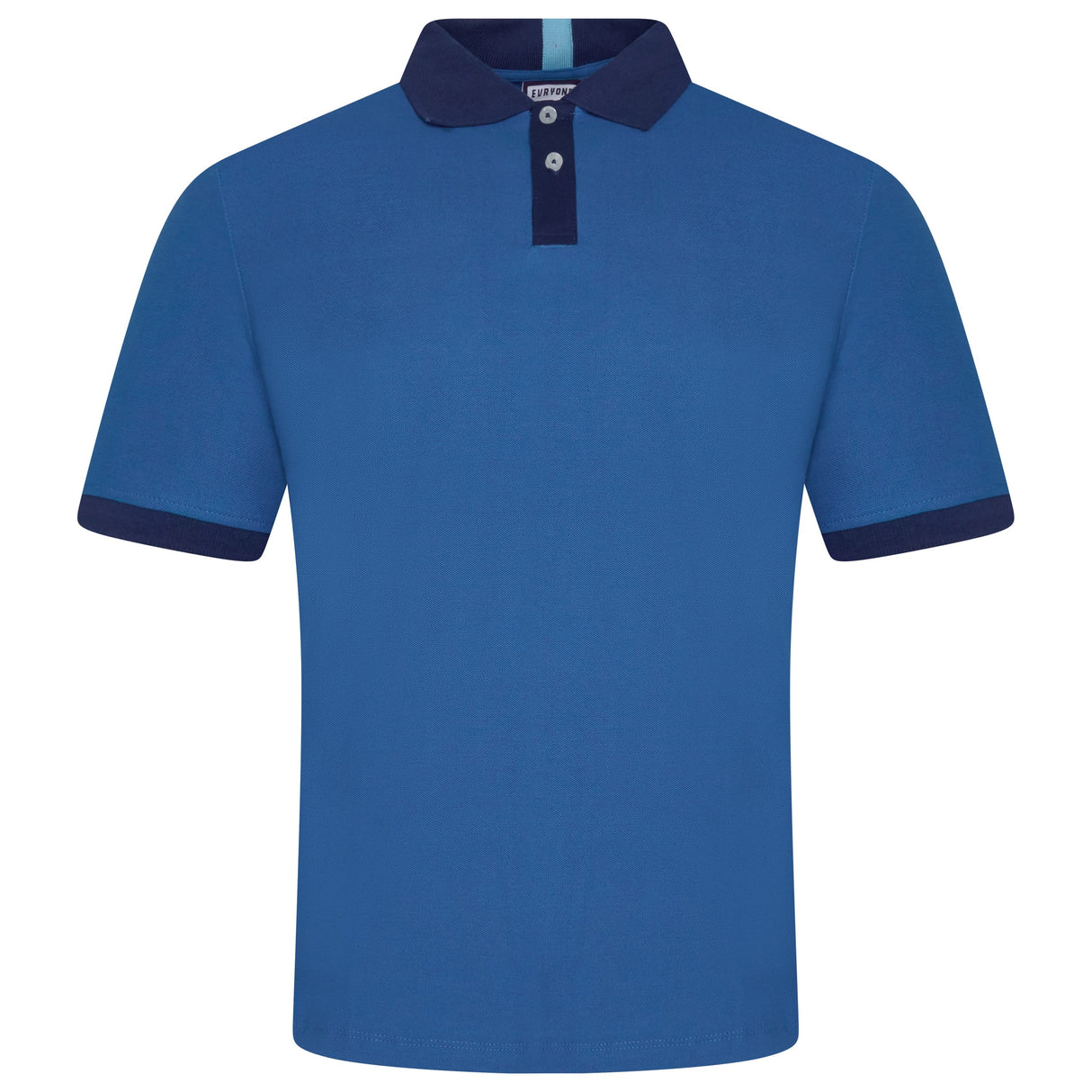 Evryone Contrast Collar Polo Shirt
