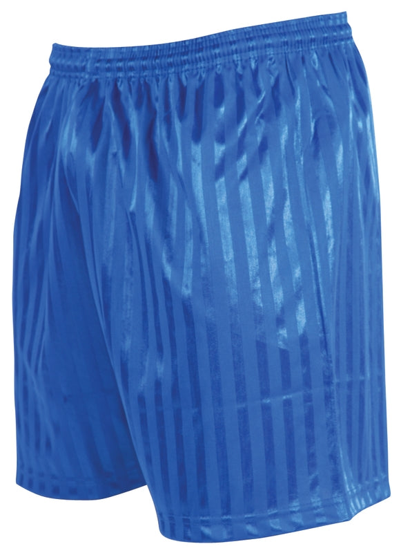 Precision Striped Continental Football Shorts Adult - Royal Blue 30"-32" (S)