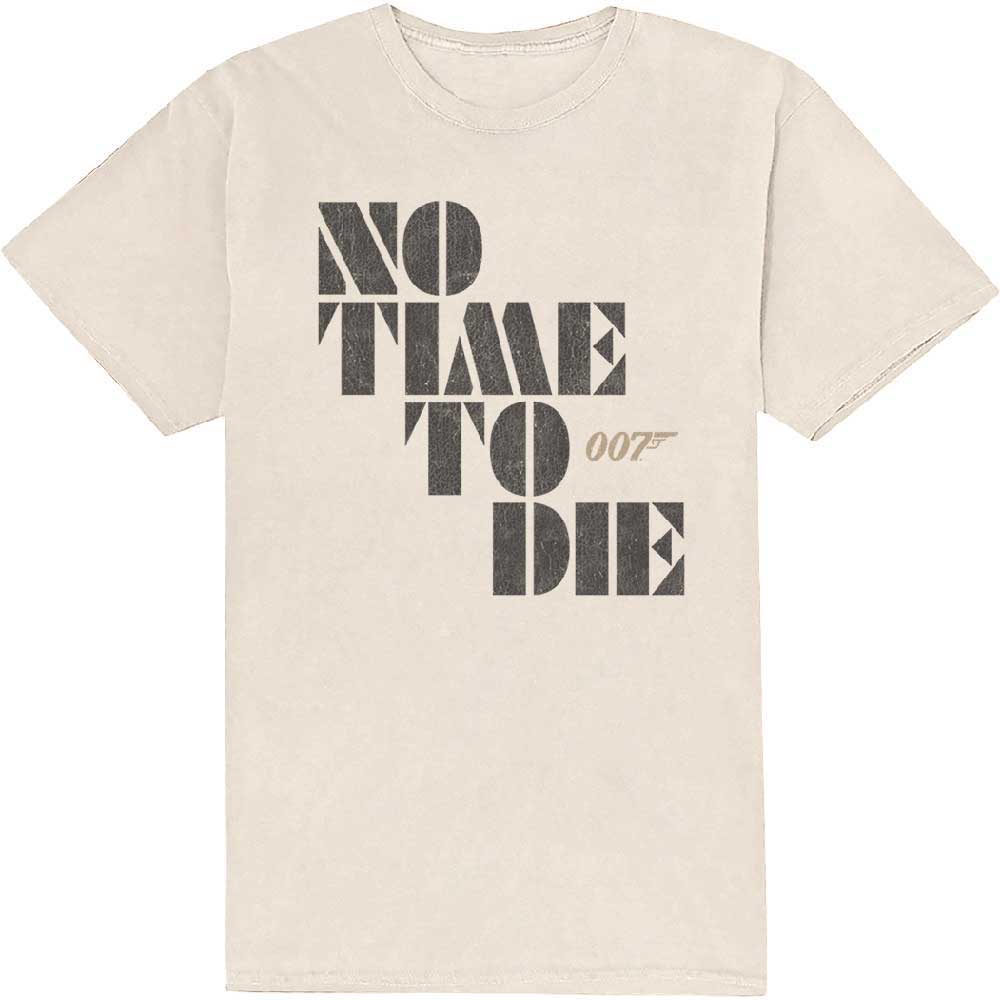 James Bond 007 Unisex T-Shirt No Time to Die Natural (M)