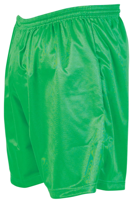 Precision Micro-stripe Football Shorts Junior - Green 18"-20" (XS)