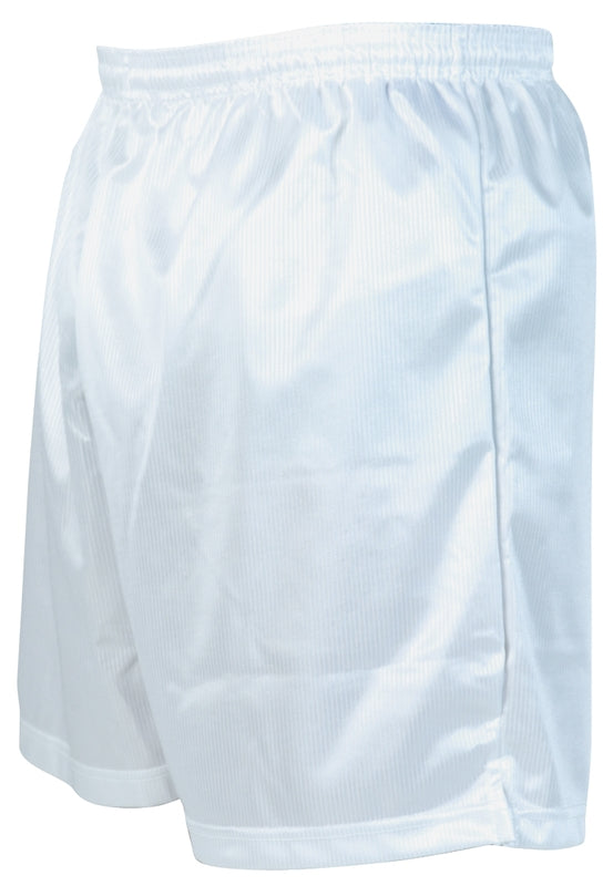 Precision Micro-stripe Football Shorts Junior - White 22"-24" (S)