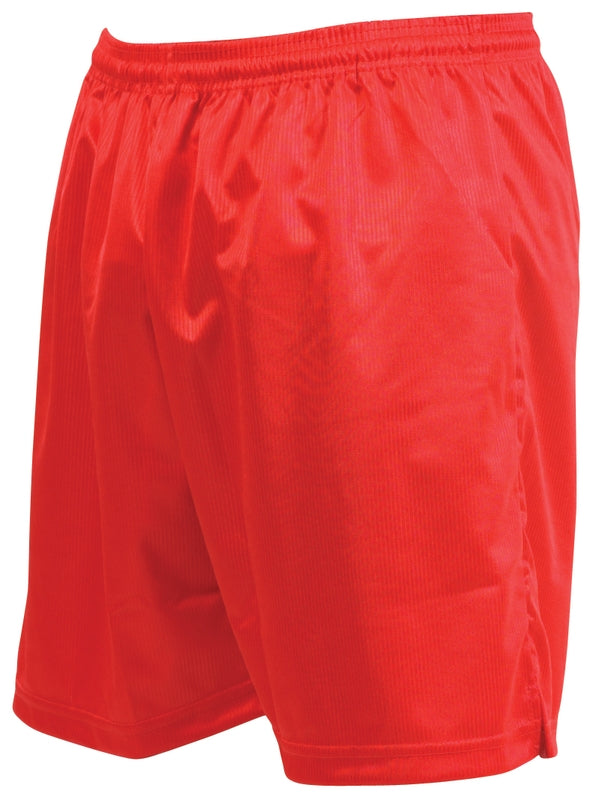Precision Micro-stripe Football Shorts Adult - Red 42"-44" (XL)