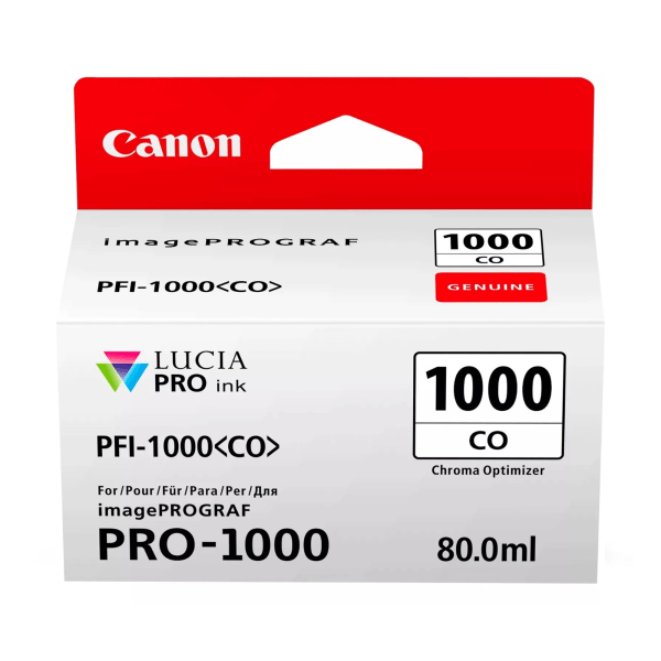Canon PFI-1000CO Chroma Optimiser Ink Cartridge 80ml for imagePROGRAF Pro 1000