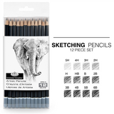 Royal & Langnickel Essential Artist Sketching Pencils 5H-6B (12pc)