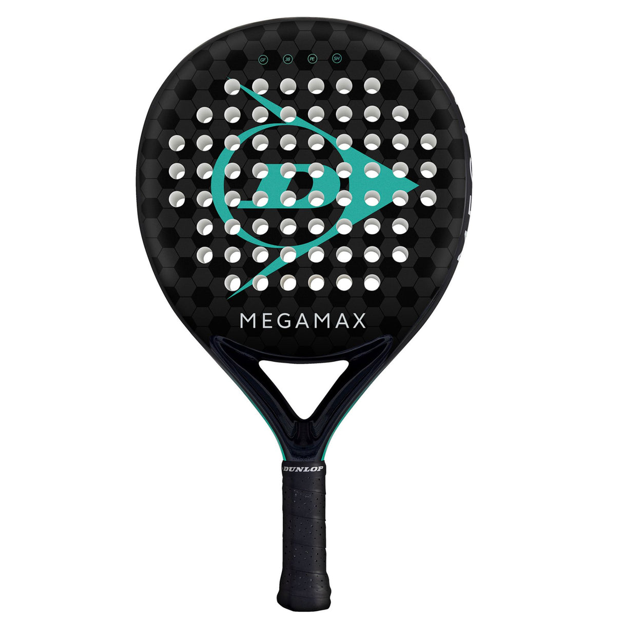 Dunlop Megamax Padel Racket Black/Green