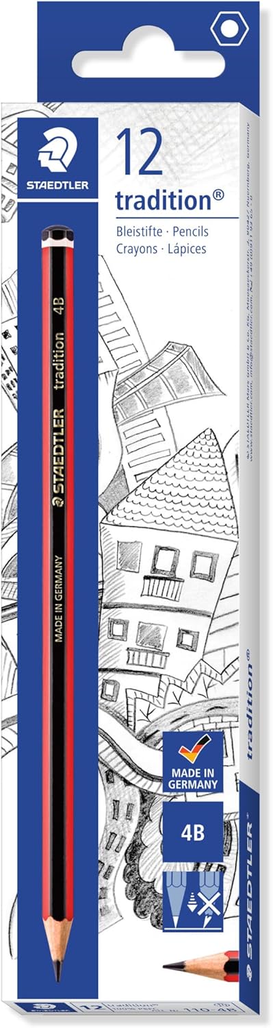 Staedtler Tradition 110 Graphite Pencil 4B (12pk)