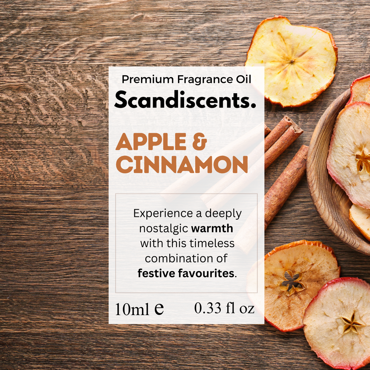 Scandiscents Essential Oil 10ml - Apple & Cinnamon