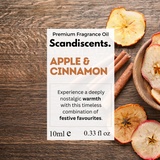Scandiscents Essential Oil 10ml - Apple & Cinnamon