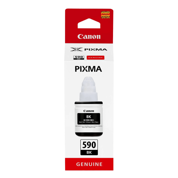 Canon GI-590BK Black Standard Capacity Ink Bottle 135ml for Pixma G1500/G2500/G3500/G4500