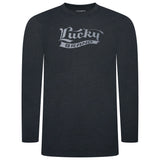Lucky Brand Crew Neck & Closed Hem Flannel Pant Pyjama Set