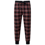 Lucky Brand Crew Neck & Closed Hem Flannel Pant Pyjama Set