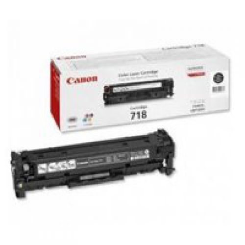 Canon 718BK Standard Capacity Black Toner Cartridge