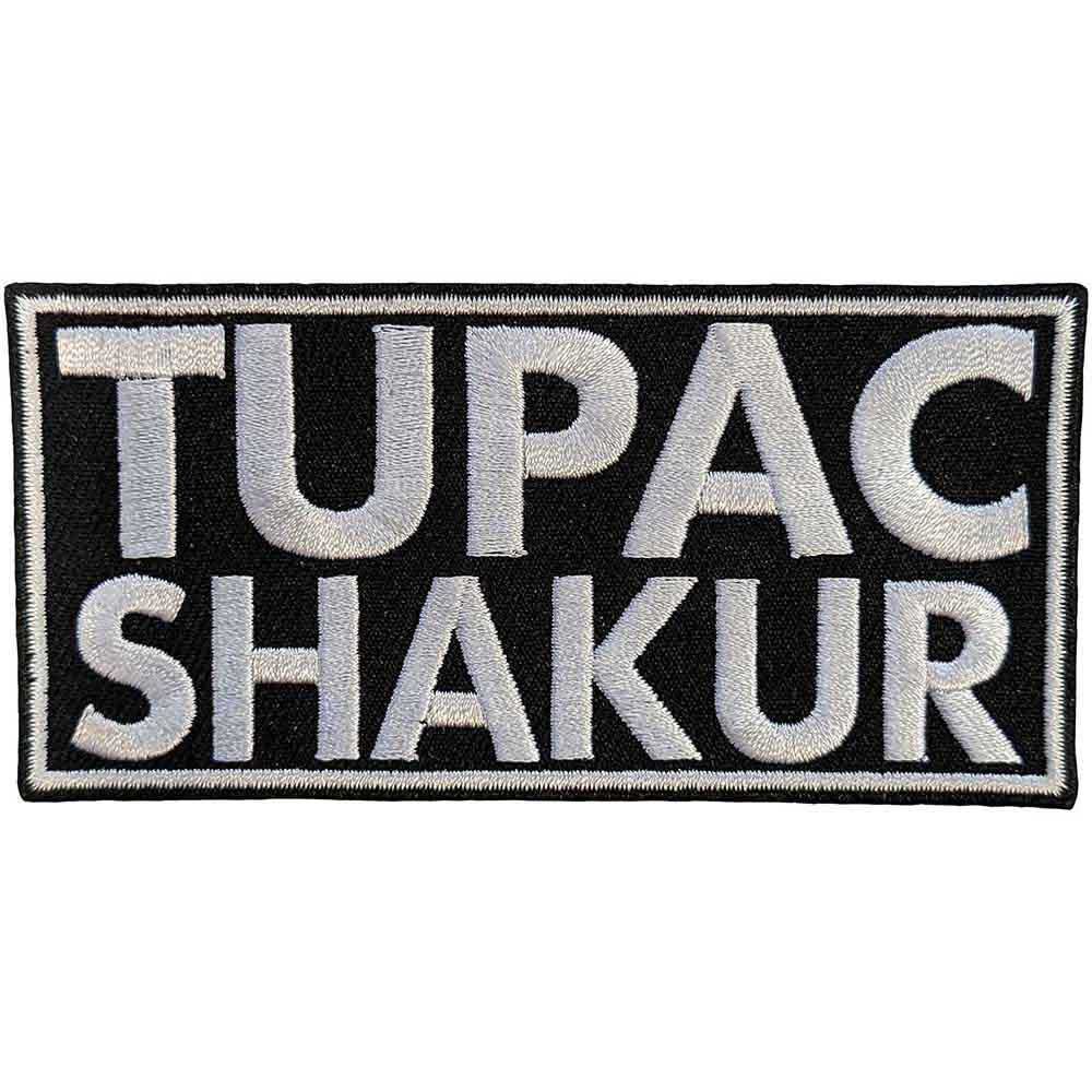 Tupac Standard Patch Text Logo