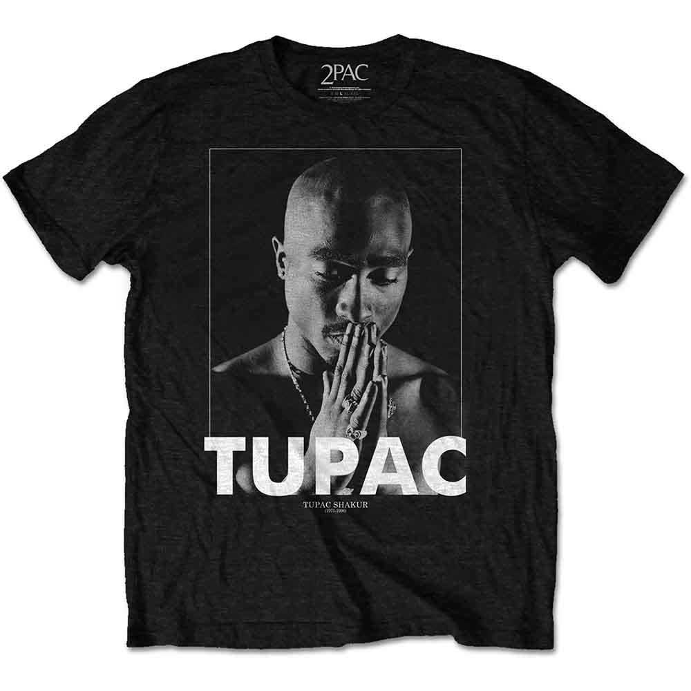 Tupac Unisex T-Shirt Praying Black (S)