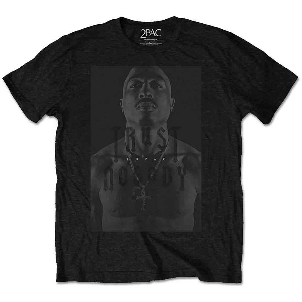 Tupac Men's T-Shirt Trust No One Black (S)