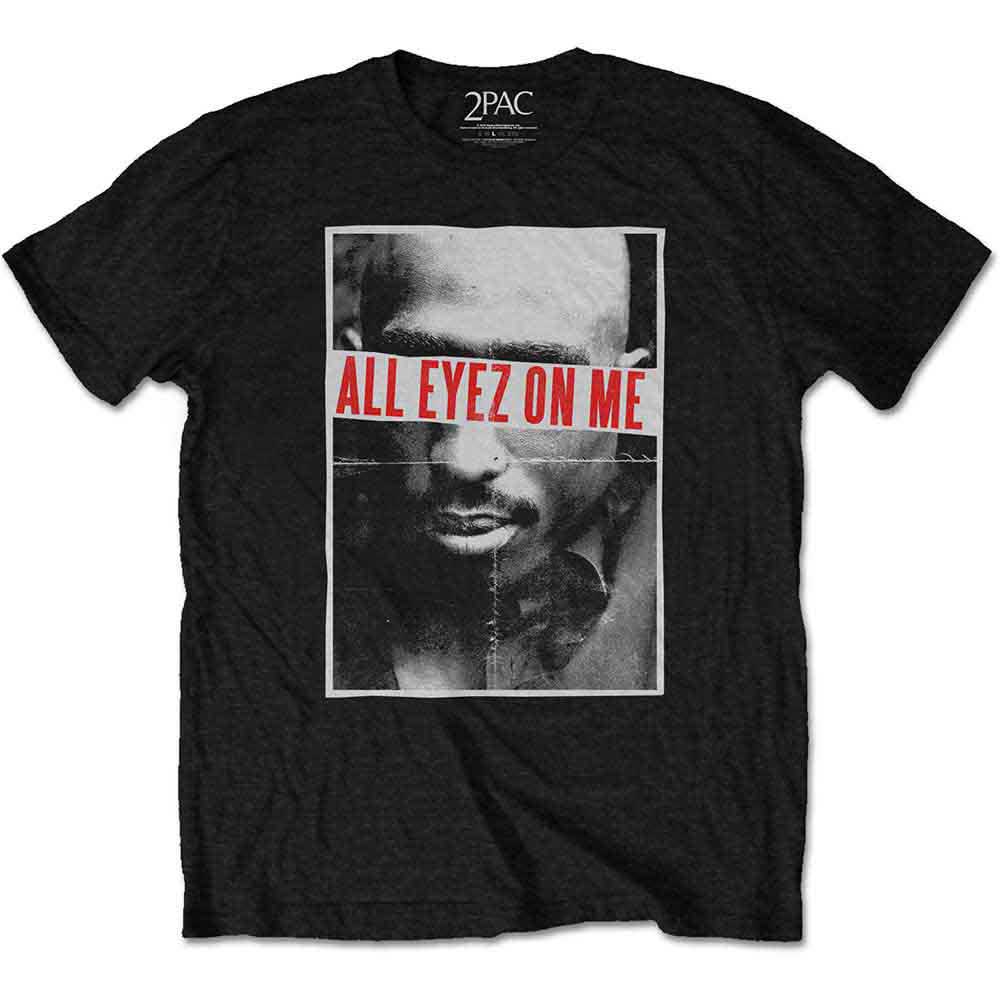 Tupac Men's T-Shirt All Eyez Black (XXXL)