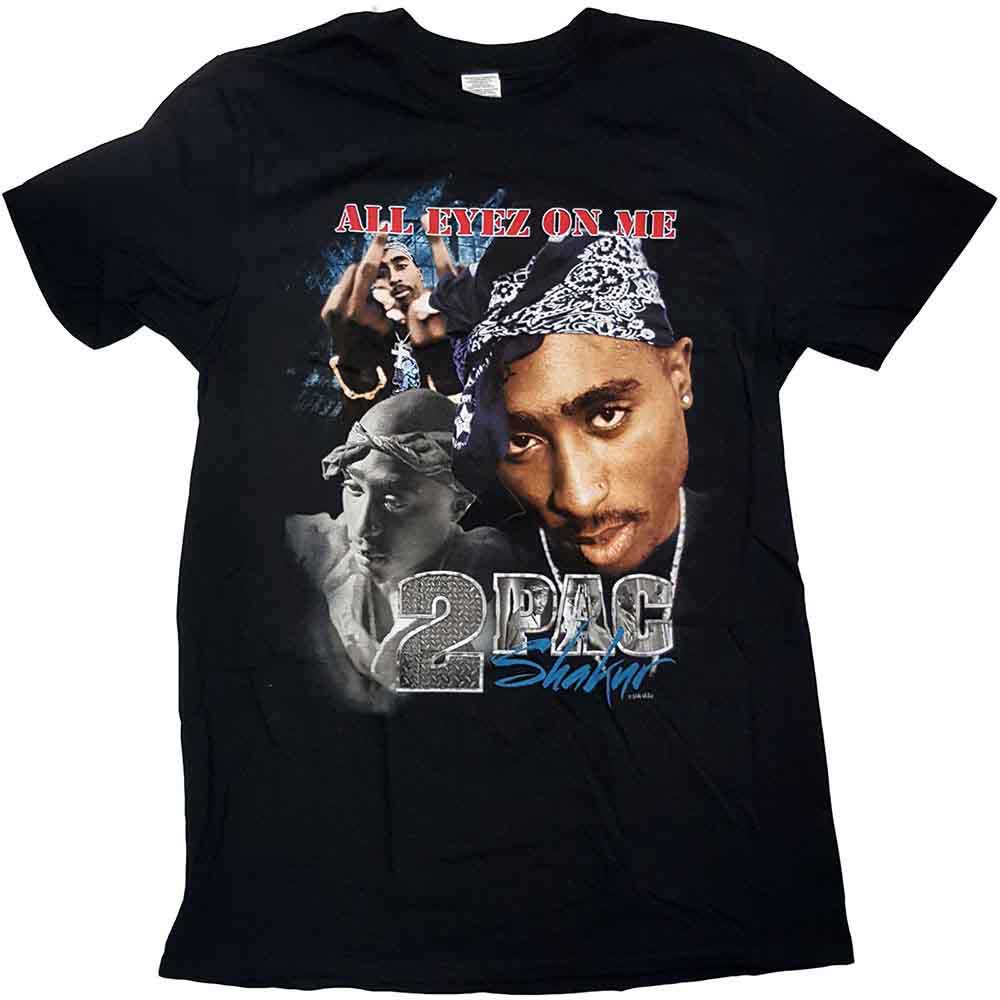 Tupac Unisex T-Shirt All Eyez Homage Black (XL)