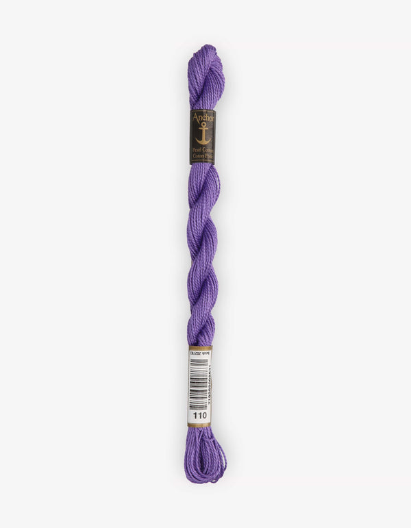 Anchor Pearl Cotton 5 Embroidery Thread 5g - Purple (0110)